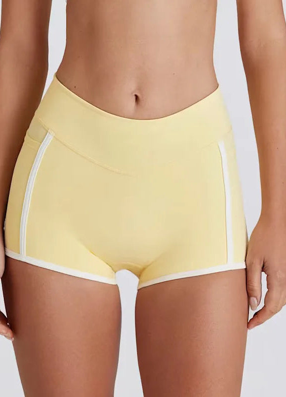 Deep V-Neck Bra & Short With Side Pockets set