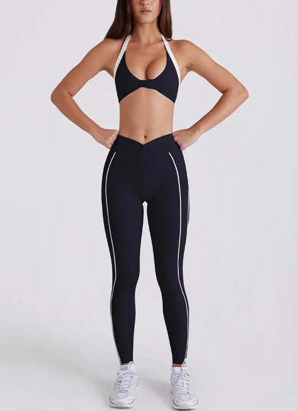 Twisted Bra & Legging or Short Set