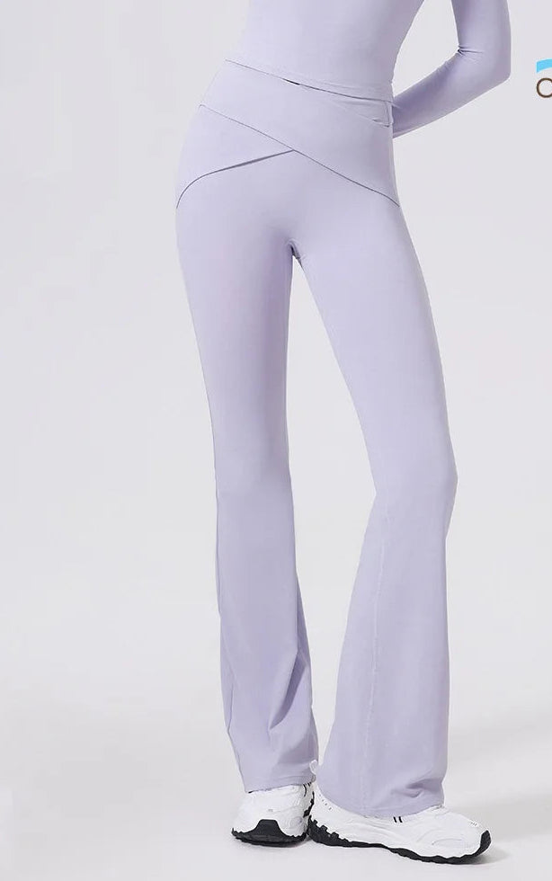 High Waist Flare Pants Yoga Pilates Elegant  Leggings