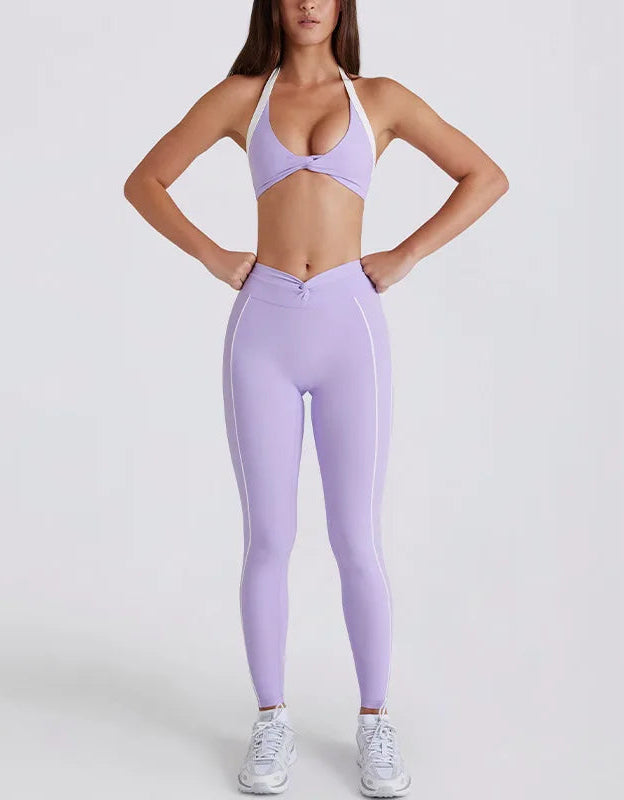 Twisted Bra & Legging or Short Set