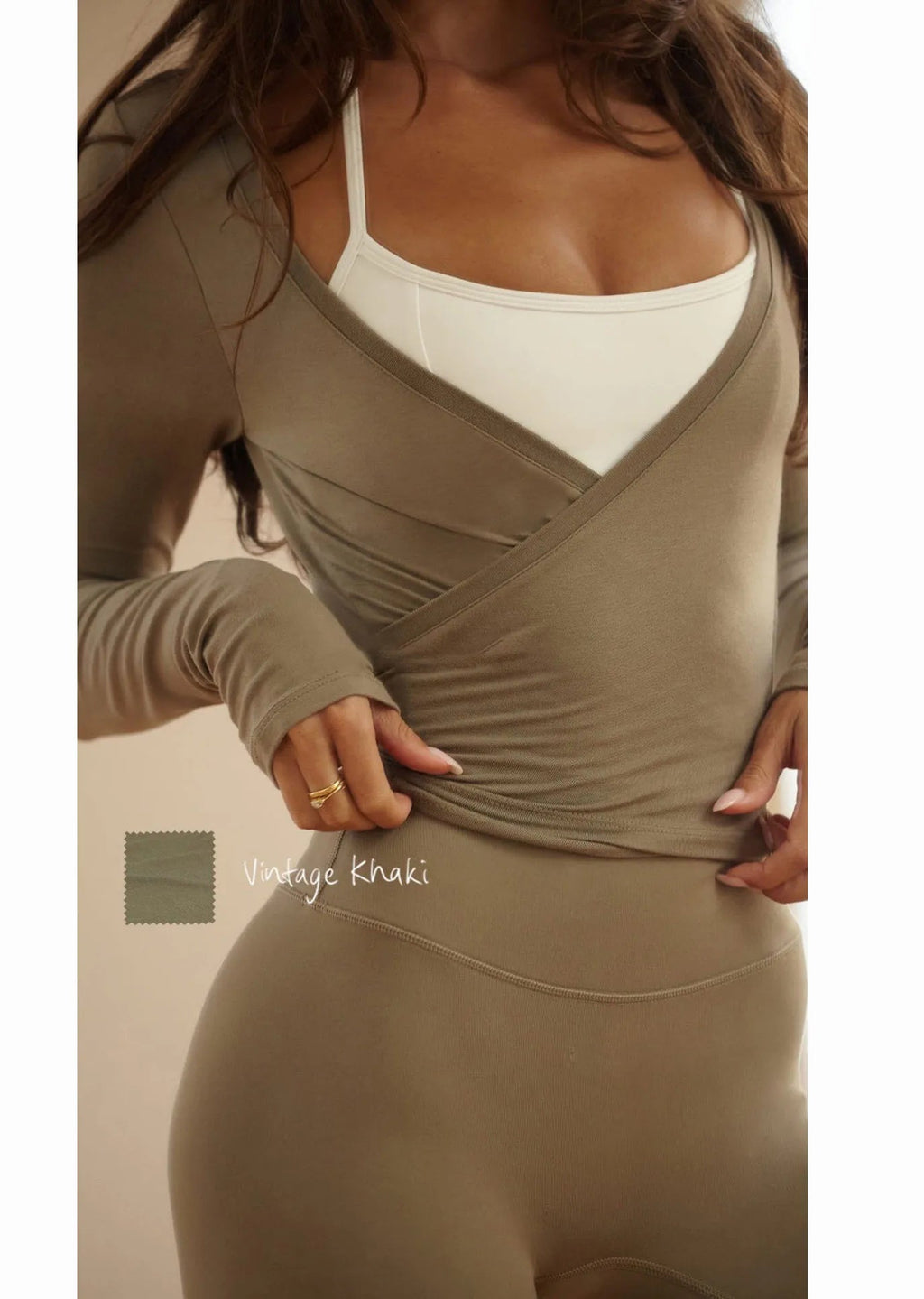 Soft Ballet Wrap Tie  Breathable  Quick Dry Top