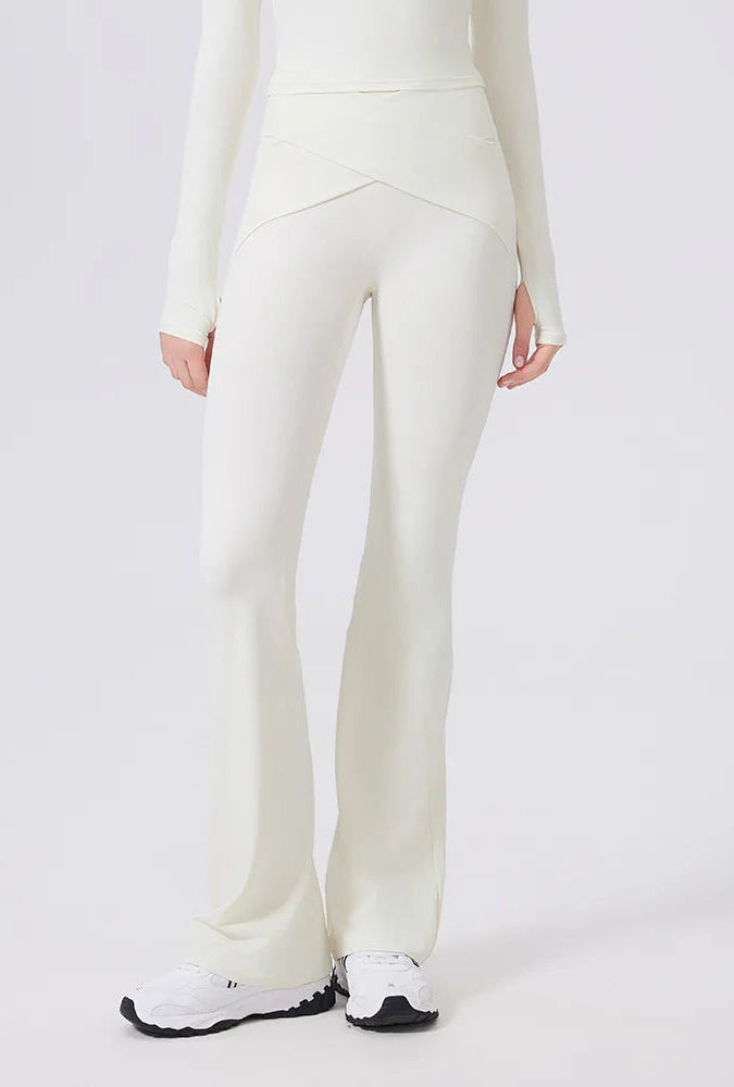 High Waist Flare Pants Yoga Pilates Elegant  Leggings