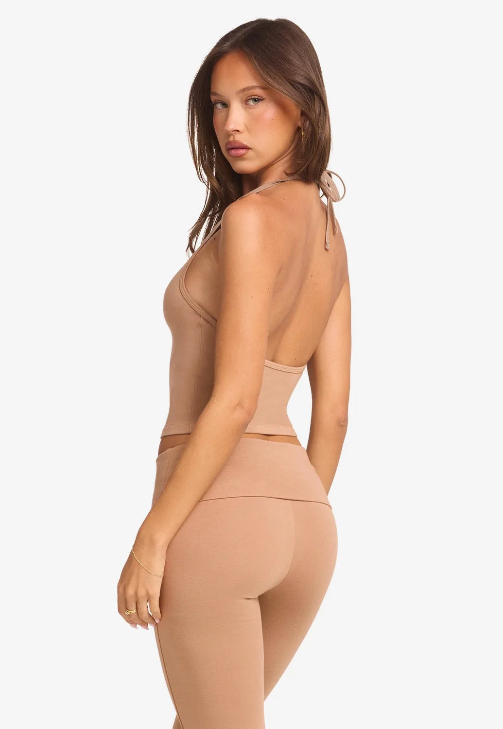 Top Halter or  Flared  Legging Pilates activewear