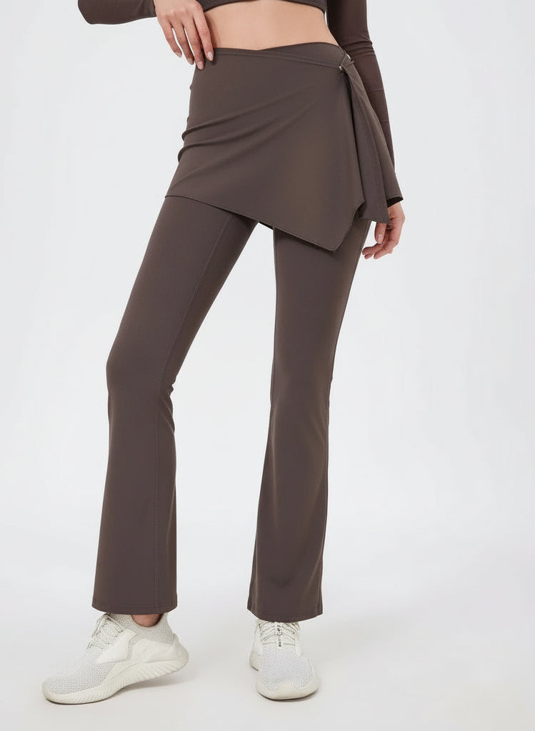 New Arrivals 2 Piece Removable Skirt&Flare Leggings