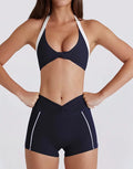Twisted Bra & Legging or Short Set