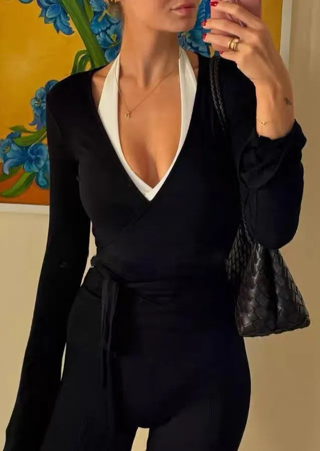 Soft Ballet Wrap Tie  Breathable  Quick Dry Top