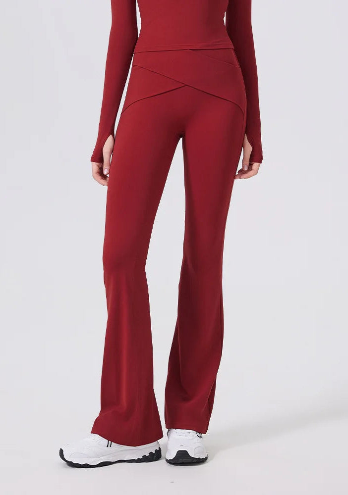 High Waist Flare Pants Yoga Pilates Elegant  Leggings