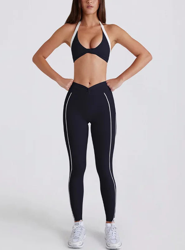 Twisted Bra & Legging or Short Set
