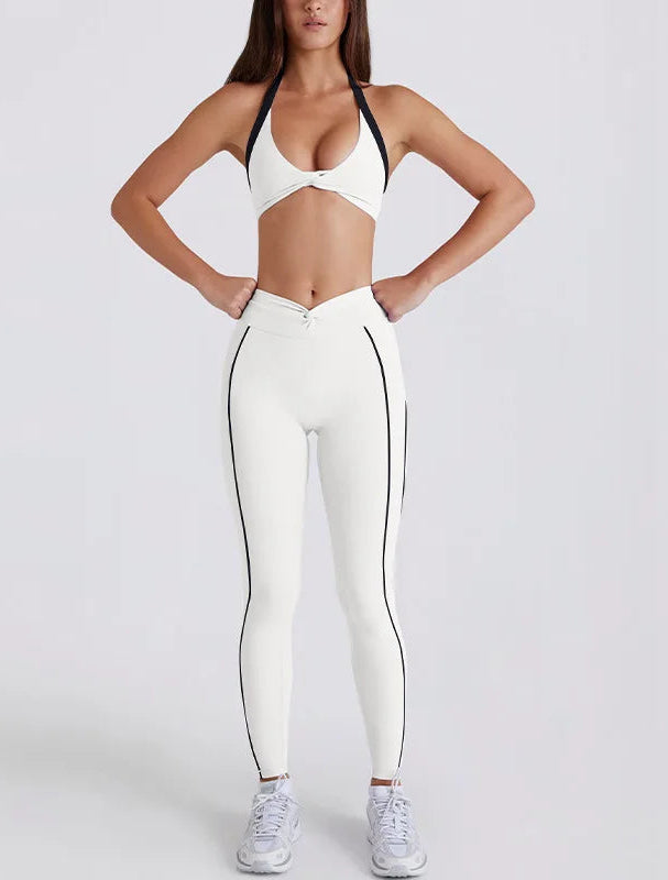 Twisted Bra & Legging or Short Set
