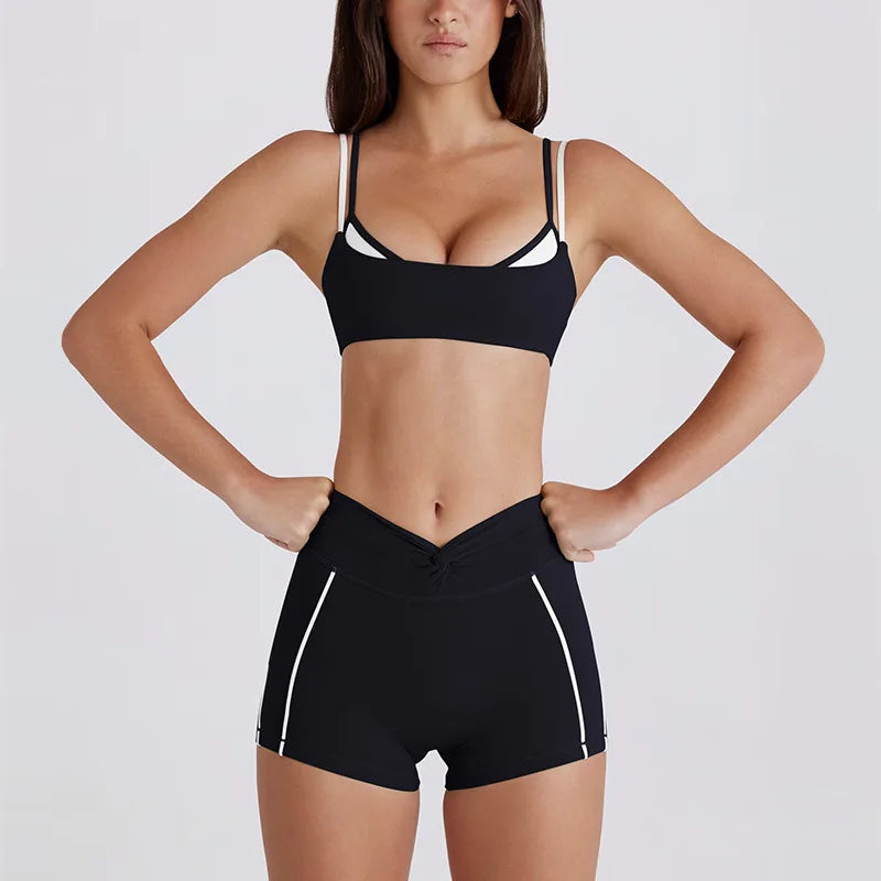 Double Bra & Legging or Short Set