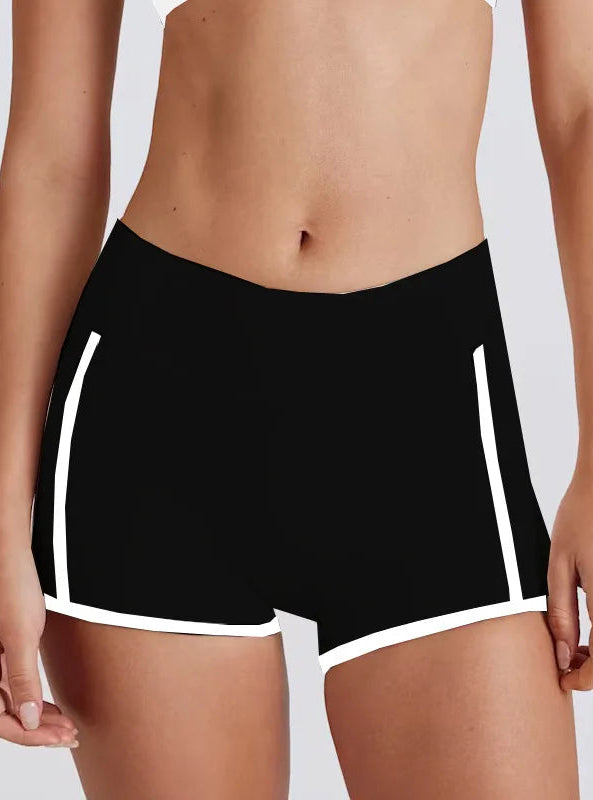 Deep V-Neck Bra & Short With Side Pockets set