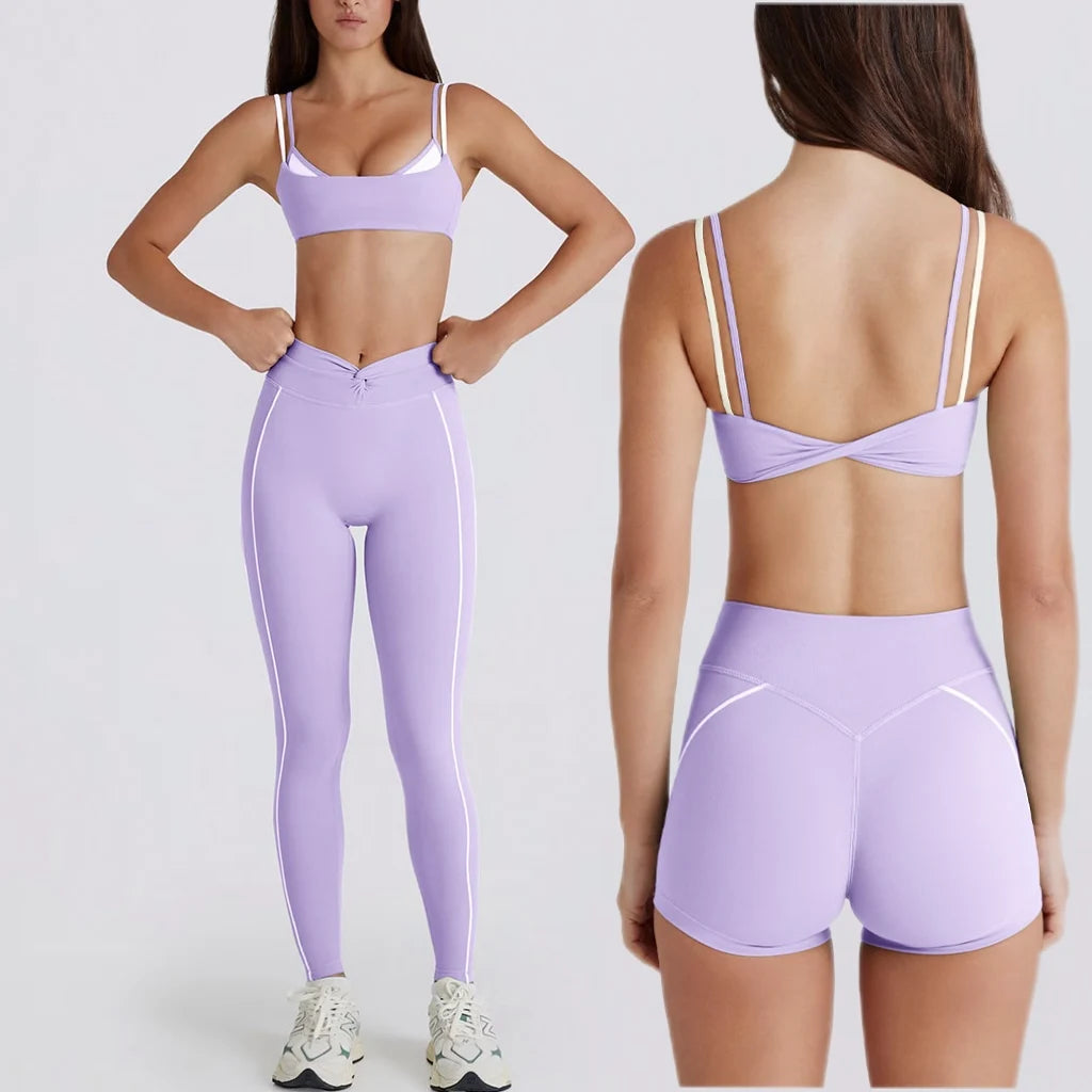 Double Bra & Legging or Short Set