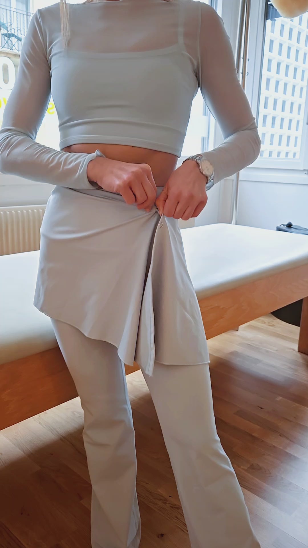 New Arrivals 2 Piece Removable Skirt&Flare Leggings